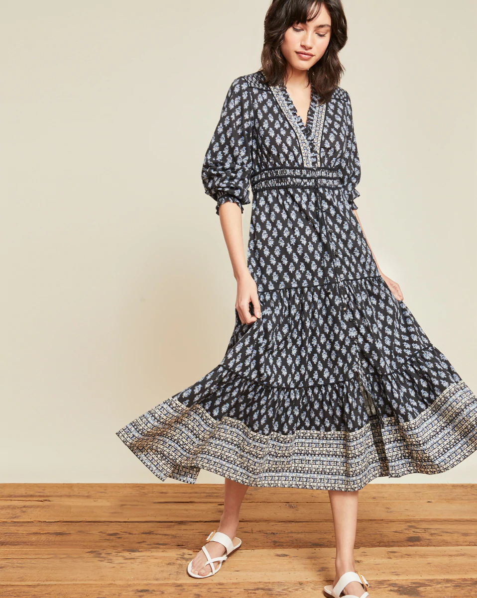 Alessandra Boho-floral Dress