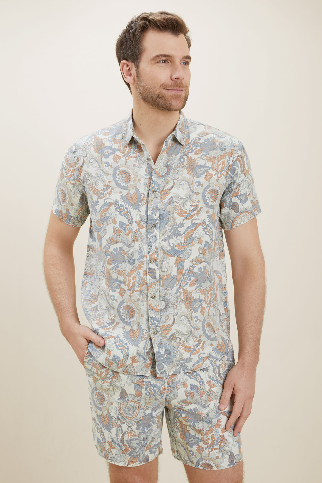 Mens Linen Shirt