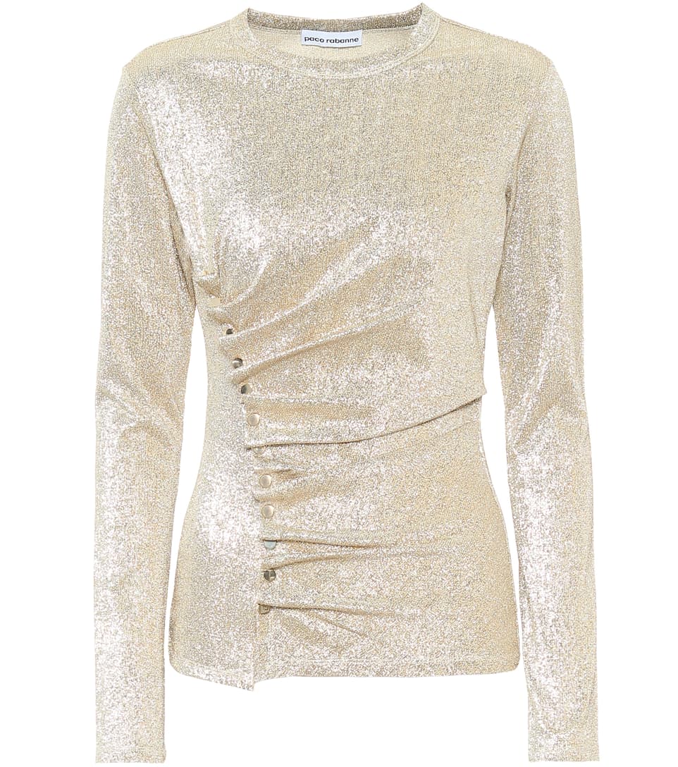 Metallic Jersey Top