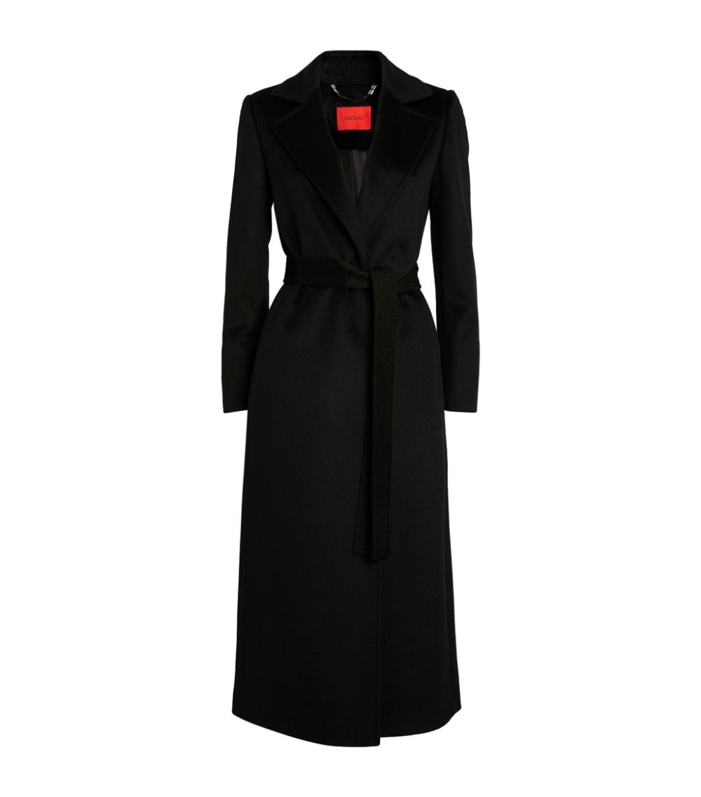 Wool Long Run Wrap Coat