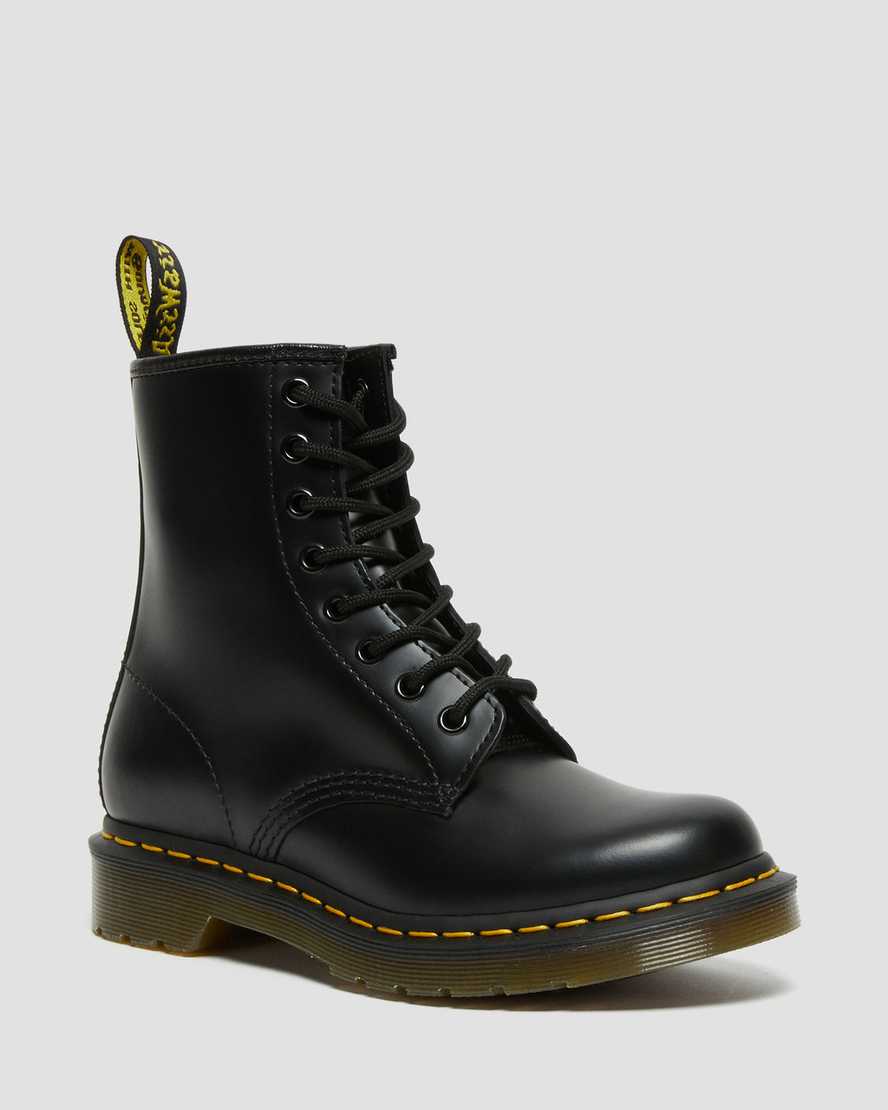 Dr. Martens 1460 Smooth Leather 8- Eye Boots - Black