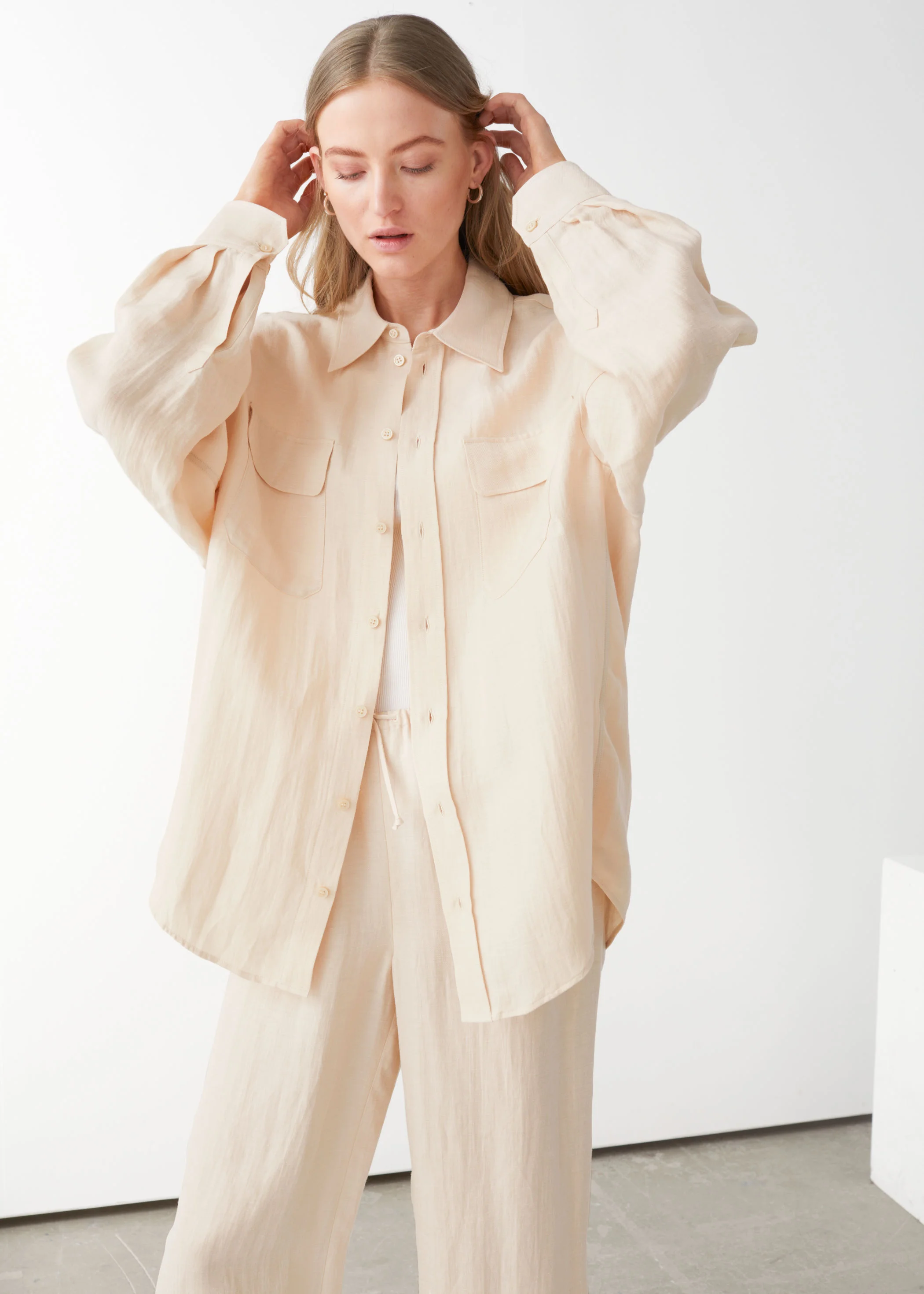 Oversized Linen Shirt