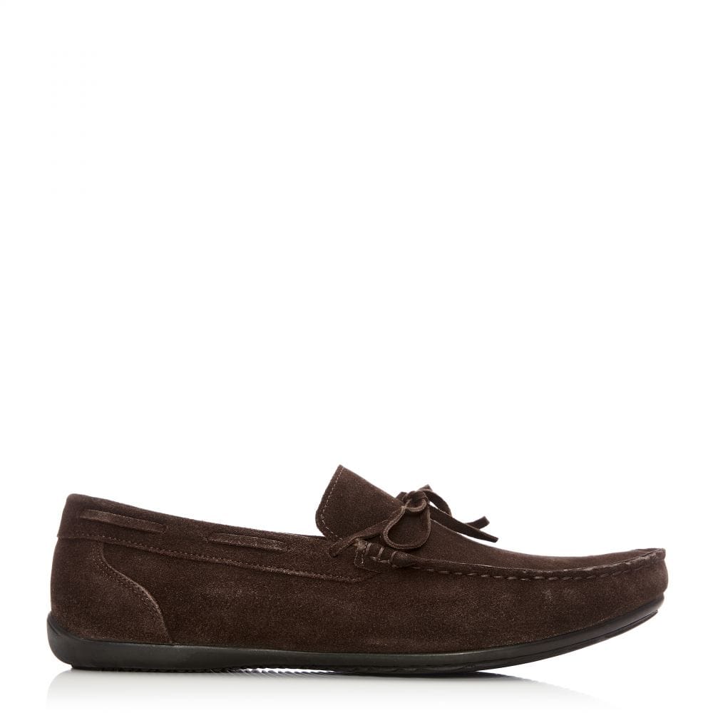 Enderby Dark Brown Suede