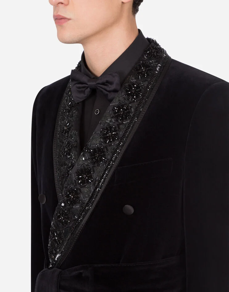 Velvet Martini-fit tuxedo jacket
