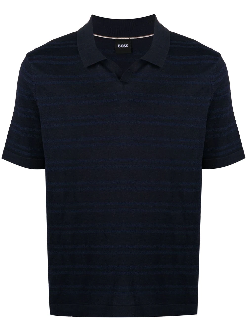 Striped Short-sleeved Polo Shirt