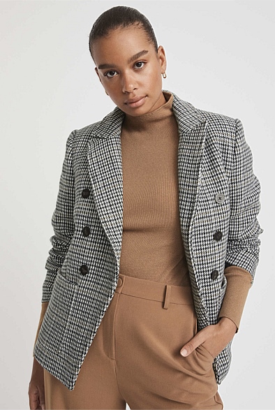 Mini Check Blazer