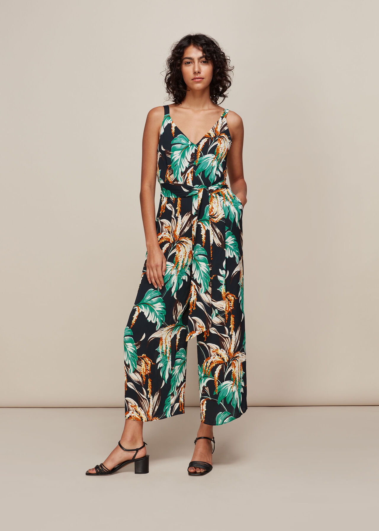 Tropical Floral Jumpsuit