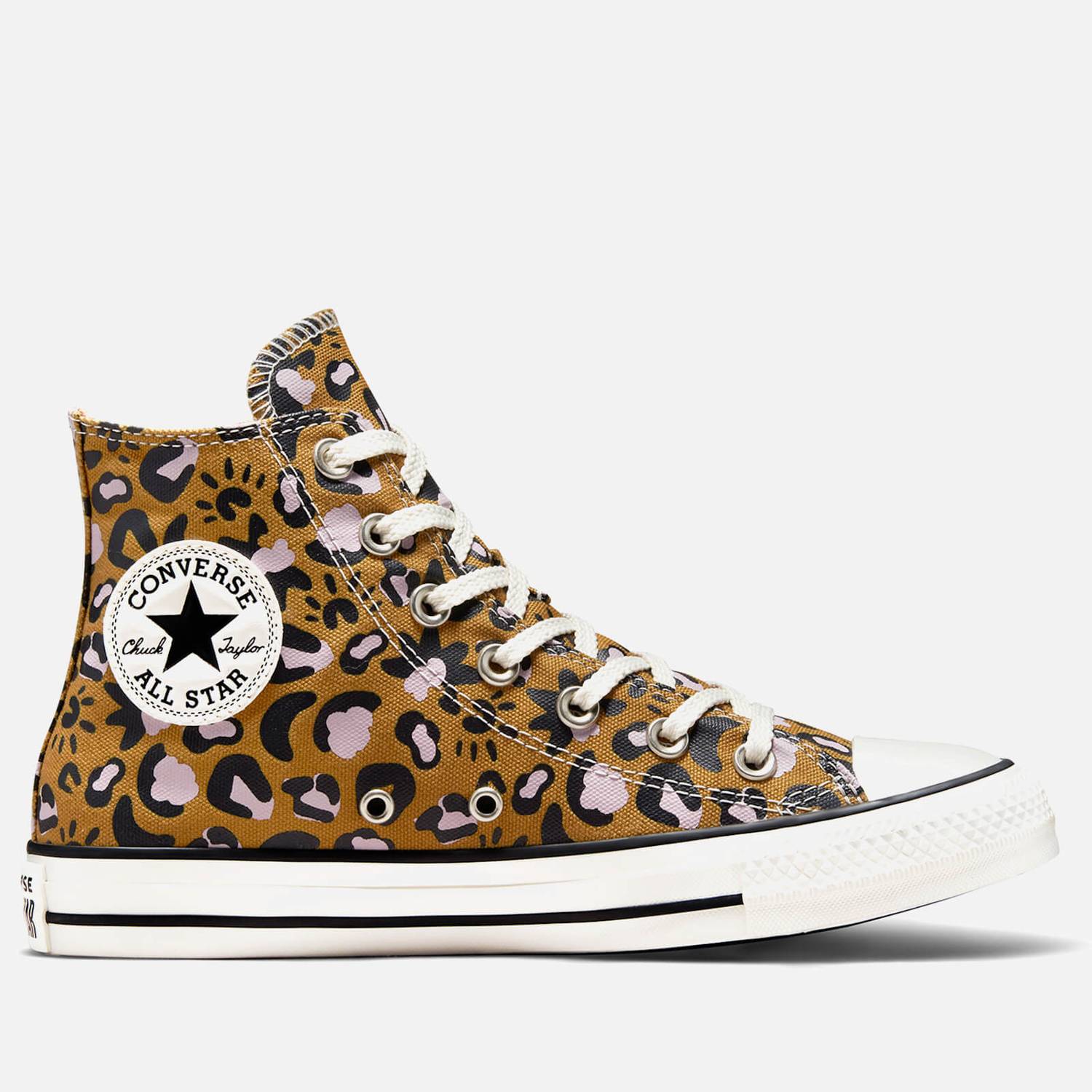 Converse Women's Chuck Taylor All Star Mystic World Hi-Top Trainers - Wheat/Black/Pink