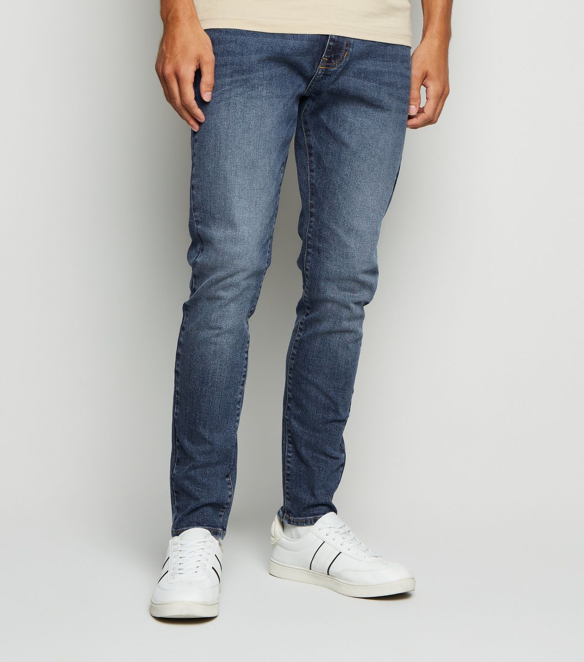 Blue Super Skinny Stretch Jeans