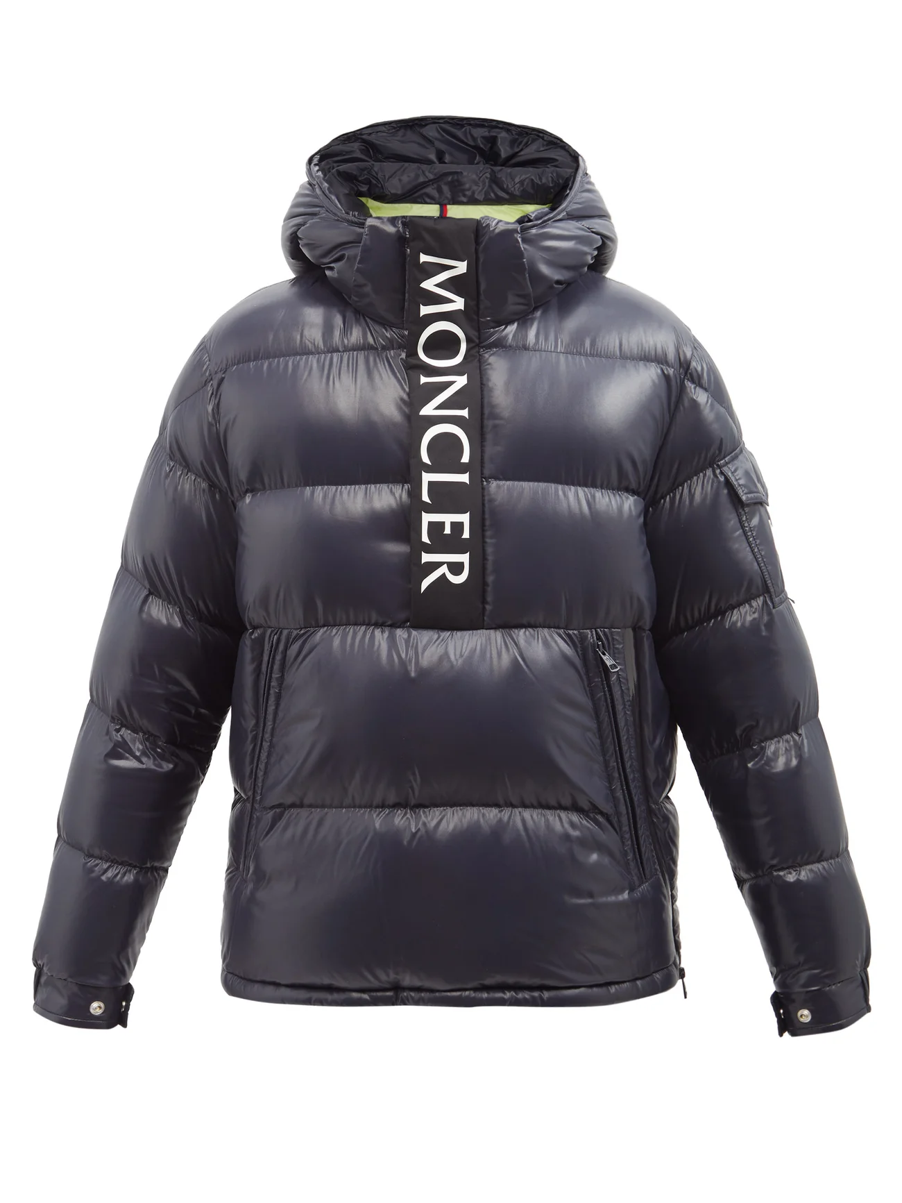 Maury Hooded Half Zip Down Coat