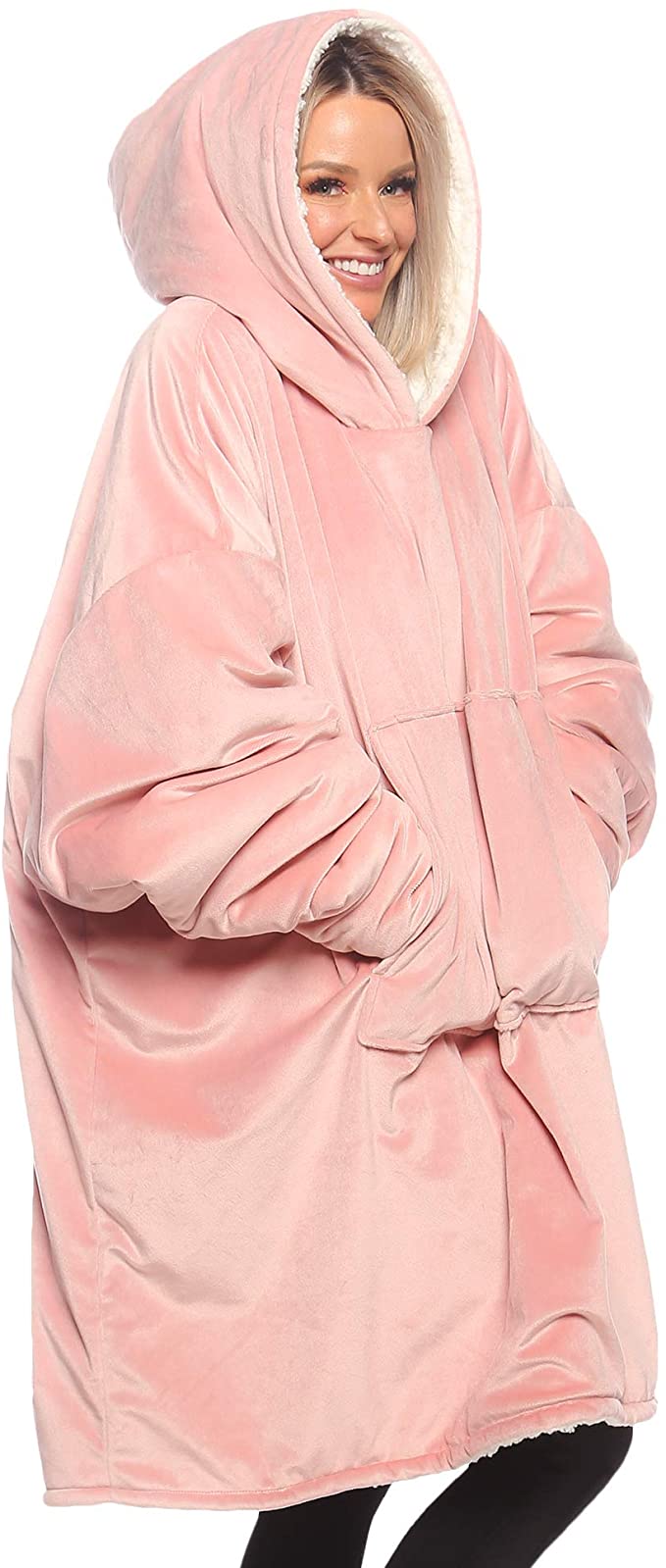 THE COMFY Original | Oversized Microfiber & Sherpa Wearable Blanket